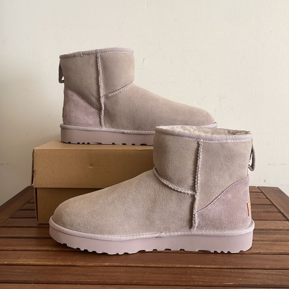 UGG Classic Mini II Boots Pale Smoke USA Women Size 11/UK 9/EU 42 - Picture 2 of 14